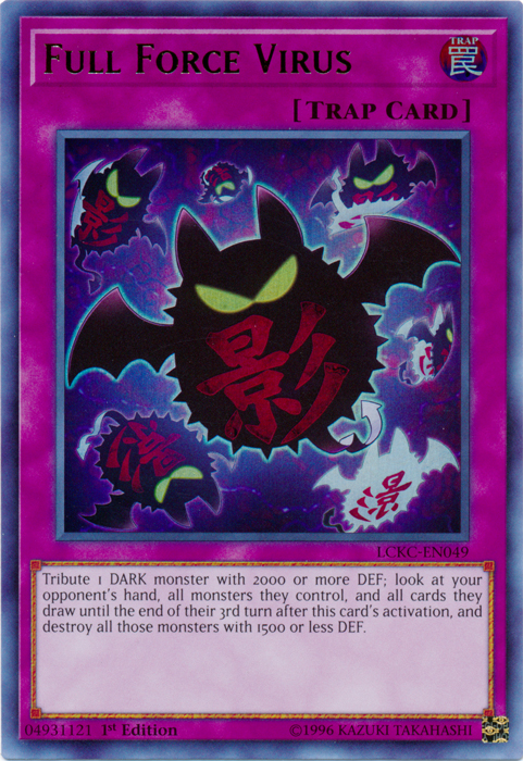 Virus de fuerza completa [LCKC-EN049] Ultra raro 