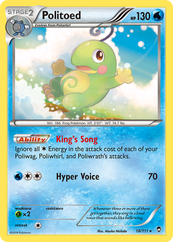 Politoed (18/111) [XY: Puños furiosos]