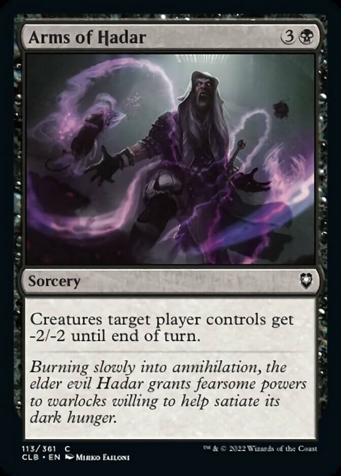 Armas de Hadar [Commander Legends: Batalla por Baldur's Gate] 