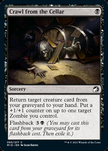 Arrastrándose desde el sótano [Innistrad: Caza de medianoche] 