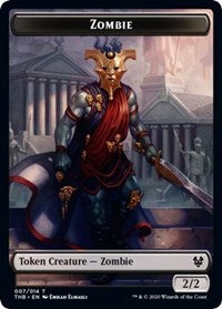 Zombi // Ficha de doble cara de Sátiro [Fichas de Theros más allá de la muerte] 
