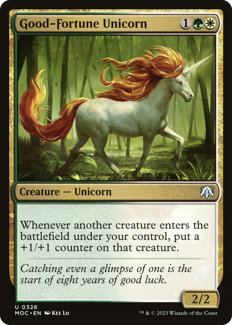 Unicornio de buena fortuna [Marcha del comandante de la máquina] 