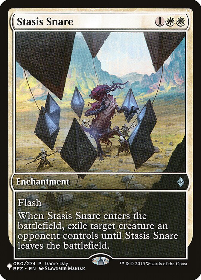Stasis Snare (día del juego) [La lista] 