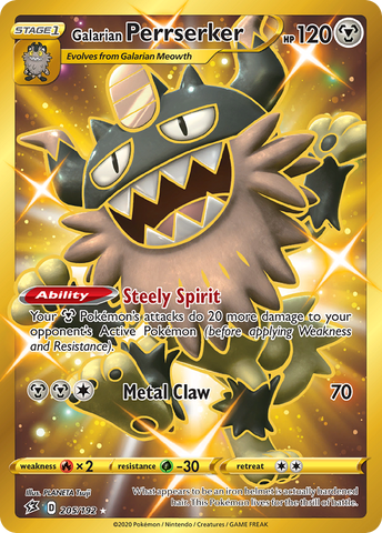Perrserker de Galar (205/192) [Espada y escudo: Choque rebelde] 
