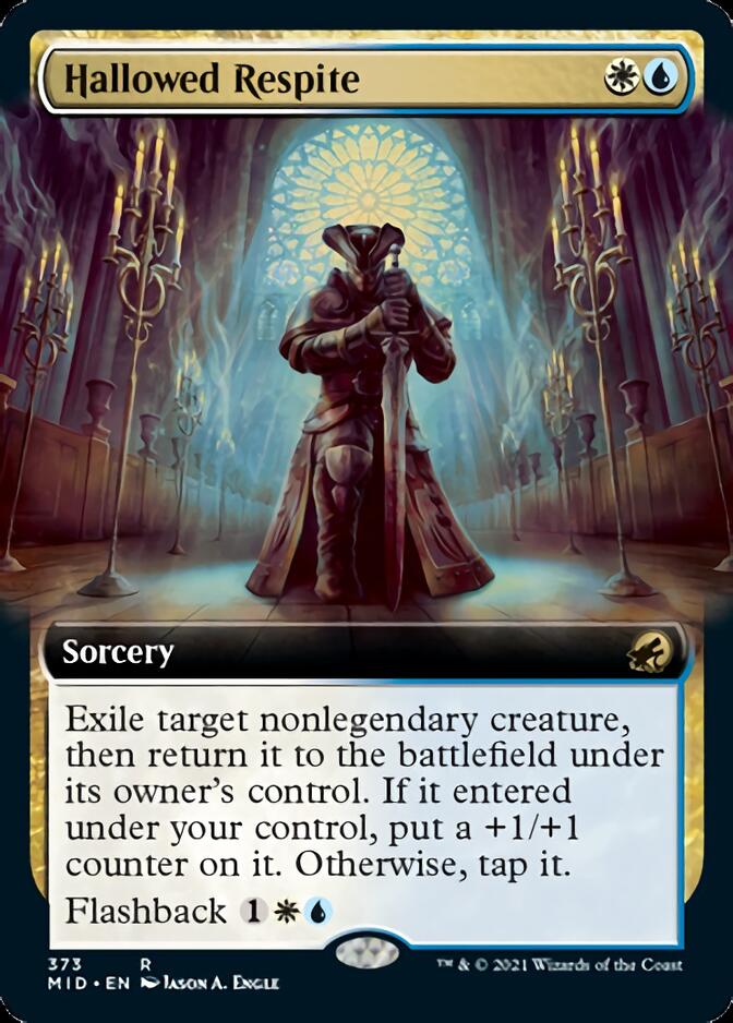 Respiro sagrado (arte extendido) [Innistrad: Midnight Hunt] 