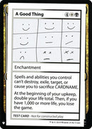 Algo bueno [Tarjetas de prueba de juego Mystery Booster] 