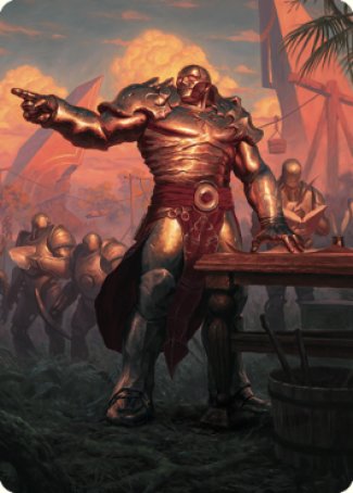 Karn, Tarjeta de arte Living Legacy 1 [Serie de arte Dominaria United] 