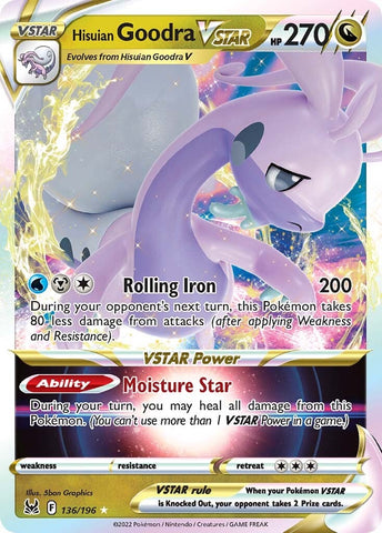 Hisuian Goodra VSTAR (136/196) [Espada y escudo: Origen perdido] 