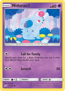 Nidoran (54/181) (Mujer) [Sol y Luna: Equipo] 