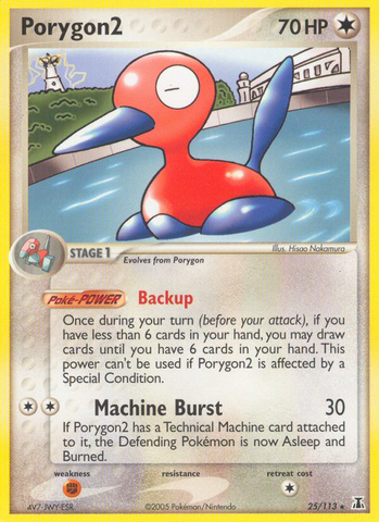 Porygon2 (25/113) [EX: Especie Delta] 