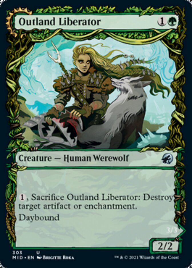 Outland Liberator // Rompetrampas frenético (Showcase Equinox) [Innistrad: Midnight Hunt] 