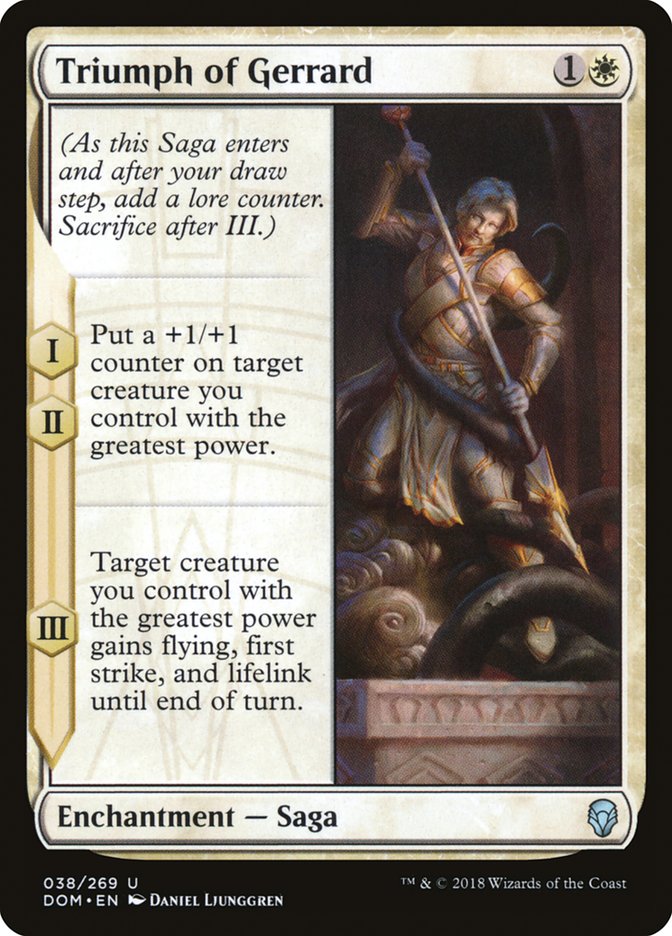 Triunfo de Gerrard [Dominaria] 