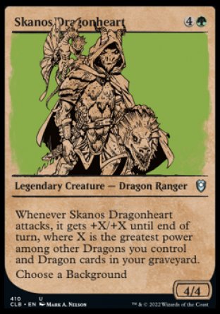 Skanos Dragonheart (Escaparate) [Commander Legends: Batalla por Baldur's Gate] 