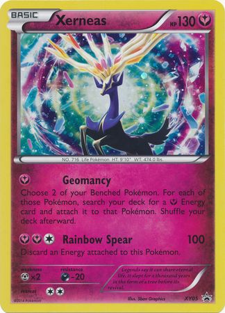 Xerneas (XY05) (Tarjeta Jumbo) [XY: Promociones Black Star] 