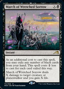 March of Wretched Sorrow (paquete promocional) [Kamigawa: Neon Dynasty Promos] 