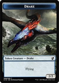 Drake // Token humano de doble cara [Tokens Commander 2019] 