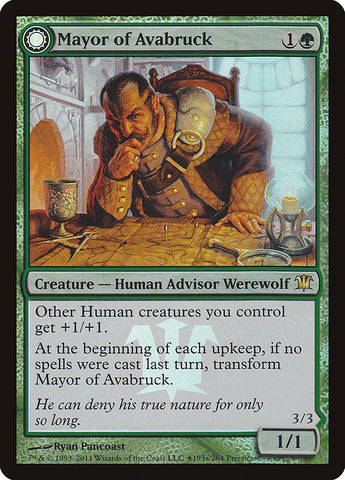 Alcalde de Avabruck // Howlpack Alpha [Promociones de presentación de Innistrad] 