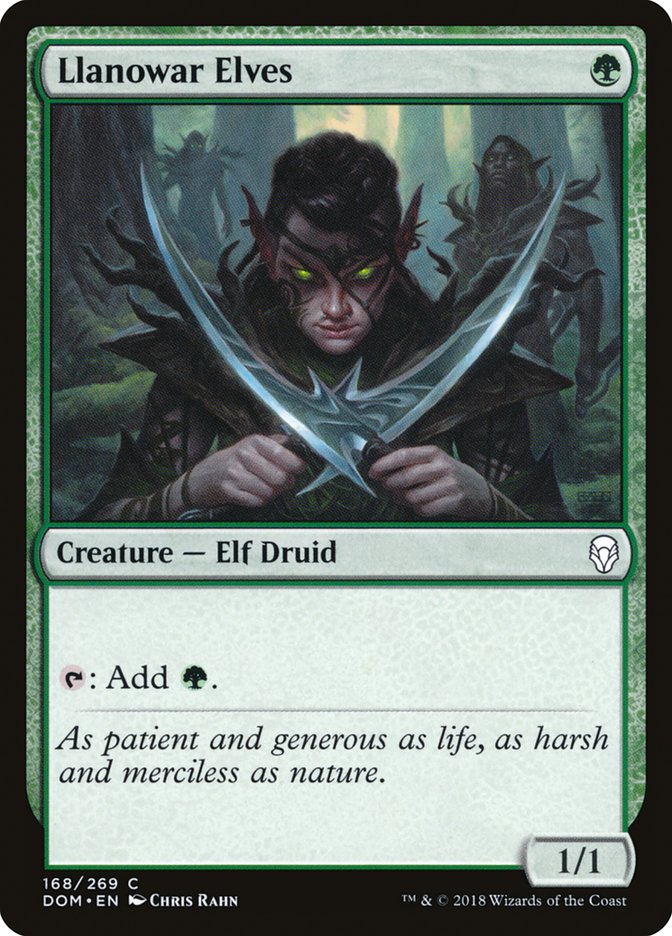Elfos de Llanowar [Dominaria] 