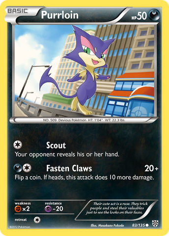 Purrloin (83/135) [Blanco y negro: Tormenta de plasma] 