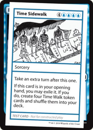 Time Sidewalk (Edición 2021) [Tarjetas de prueba de juego Mystery Booster] 