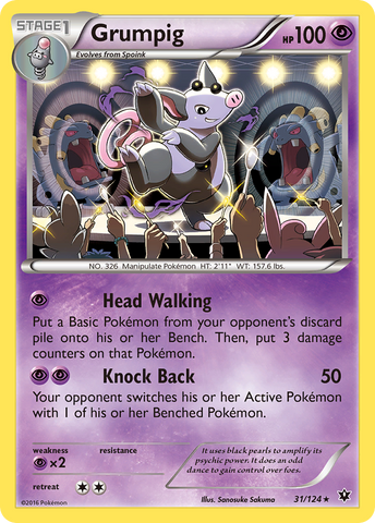 Grumpig (31/124) [XY: Destinos en colisión] 