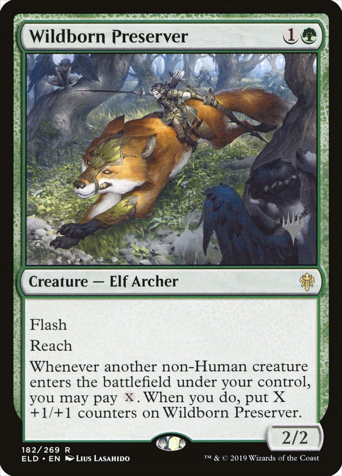 Wildborn Preserver (Paquete promocional) [Promociones del Trono de Eldraine] 
