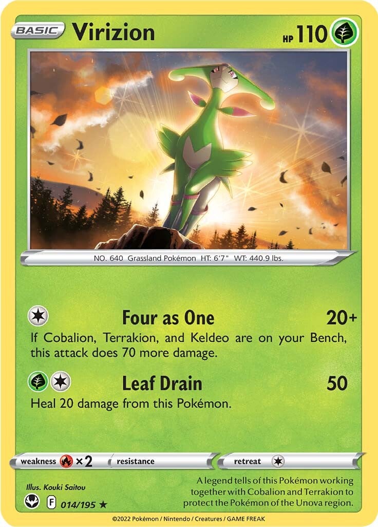 Virizion (014/195) [Espada y escudo: Tempestad de plata] 