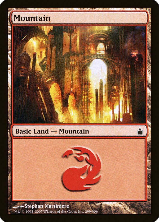 Montaña (299) [Ravnica: Ciudad de los Gremios] 
