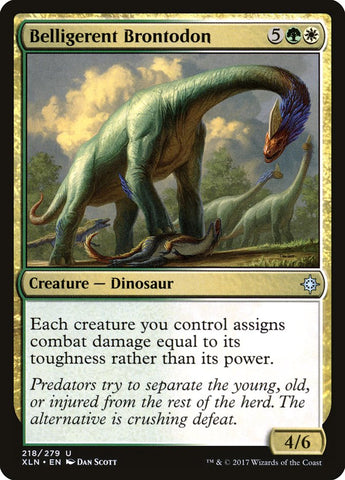Brontodonte beligerante [Ixalan] 
