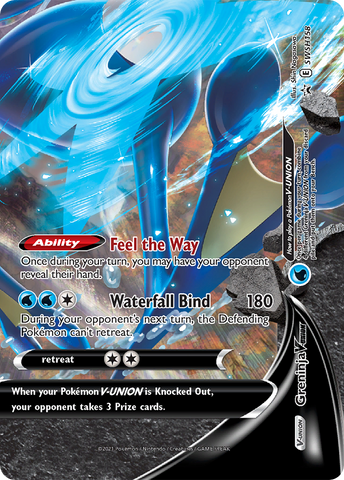 Greninja V-Union (SWSH158) [Espada y escudo: Promociones de Black Star] 