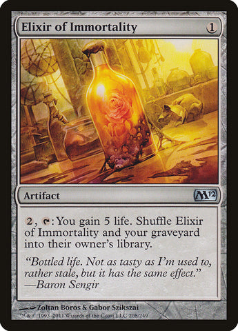 Elixir de la inmortalidad [Magic 2012] 