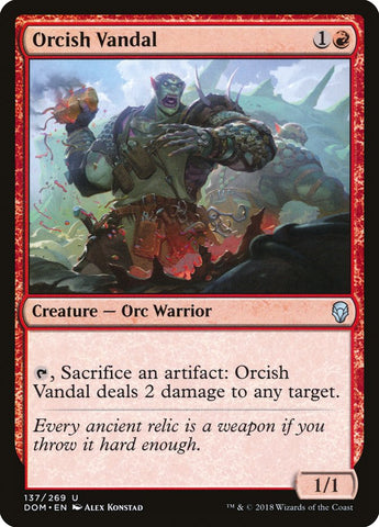 Vándalo orco [Dominaria] 