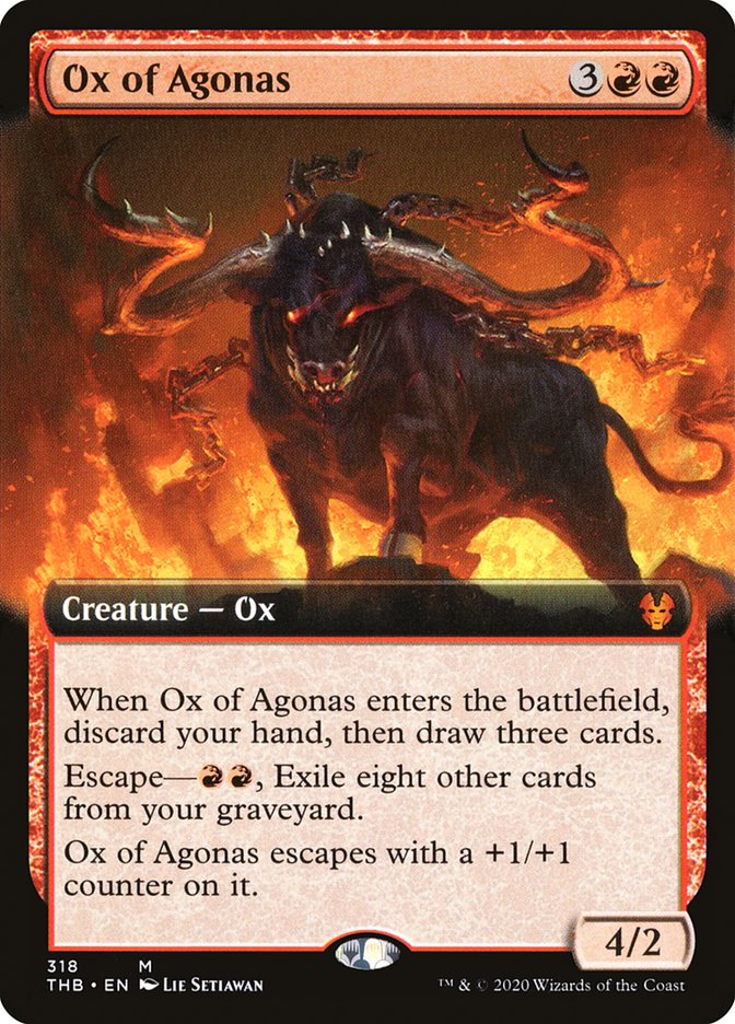 Buey de Agonas (Arte Extendido) [Theros Beyond Death] 