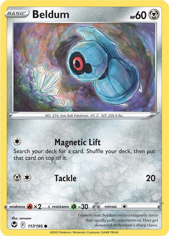 Beldum (117/195) [Espada y escudo: Tempestad de plata] 