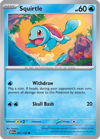 Squirtle (007/165) [Escarlata y violeta: 151] 
