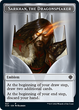 Sarkhan, el Hablador del Dragón // Sarkhan, el Hablador del Dragón Ficha de doble cara [Mazos Starter Commander] 