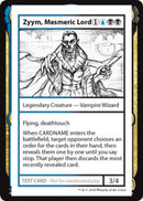 Zyym, Señor mesmérico (Edición 2021) [Tarjetas de prueba de juego Mystery Booster] 