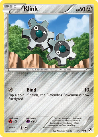 Klink (74/114) (Cracked Ice Holo) (Exclusivo en blíster) [Blanco y negro: Juego básico] 