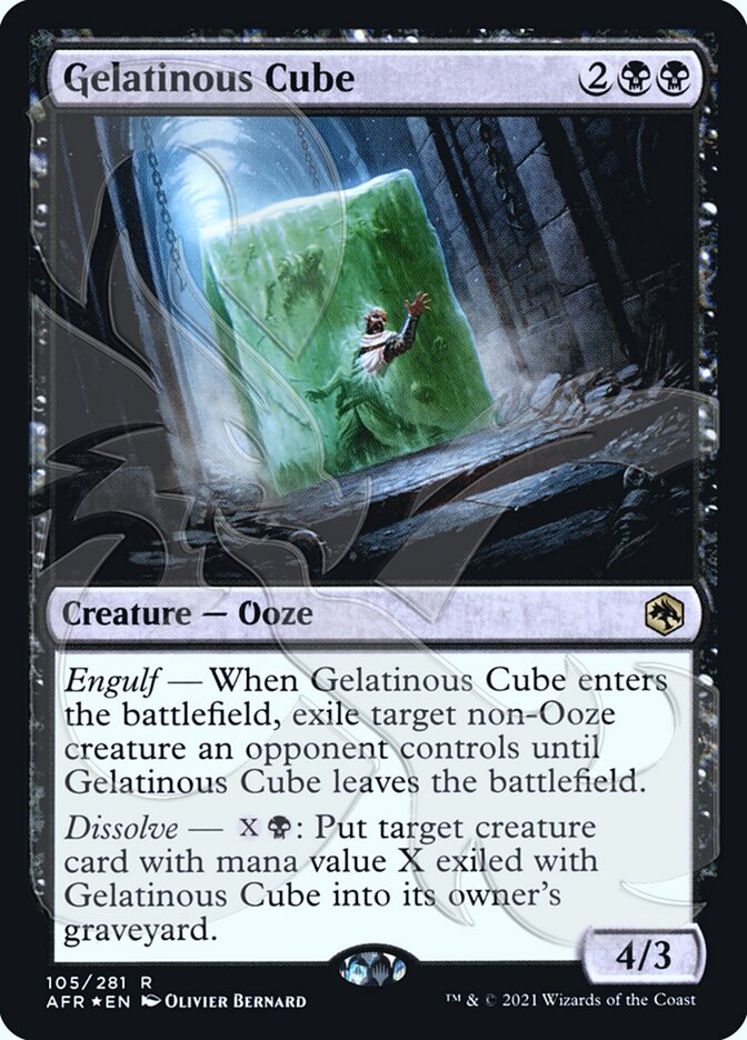Cubo gelatinoso (promoción Ampersand) [Dungeons &amp; Dragons: Adventures in the Forgotten Realms Promos] 
