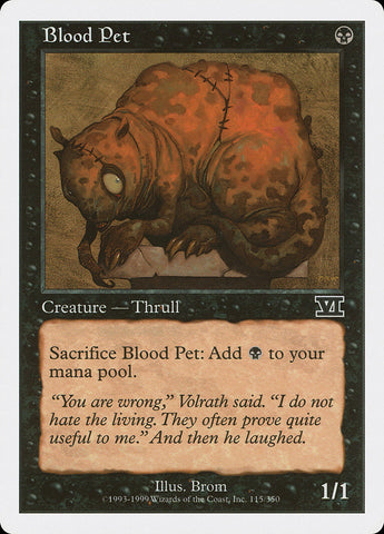 Blood Pet [Clásica Sexta Edición] 
