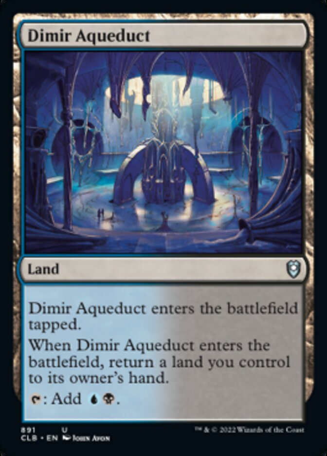 Acueducto Dimir [Commander Legends: Batalla por Baldur's Gate] 