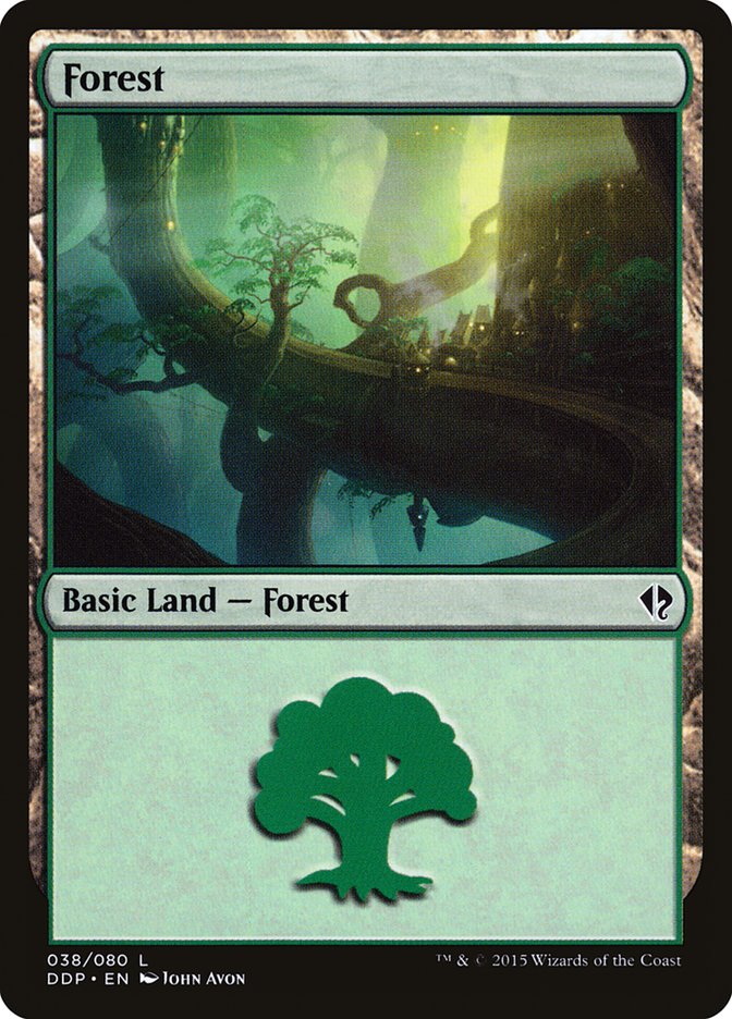 Bosque (38) [Mazos de duelo: Zendikar contra Eldrazi] 