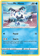Mr. Mime de Galar (034/163) [Espada y escudo: estilos de batalla] 