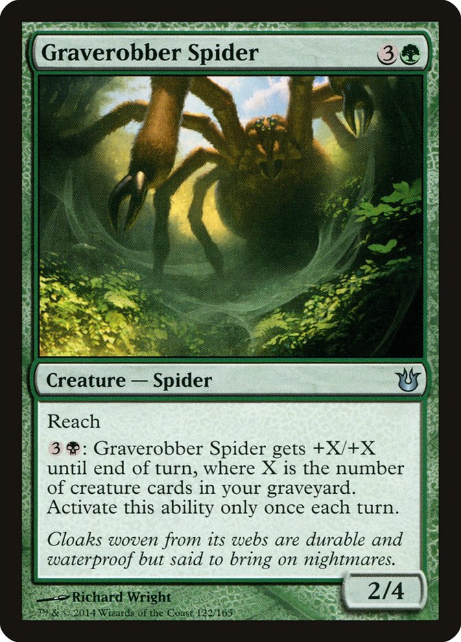Araña ladrona de tumbas [Nacida de los dioses] 