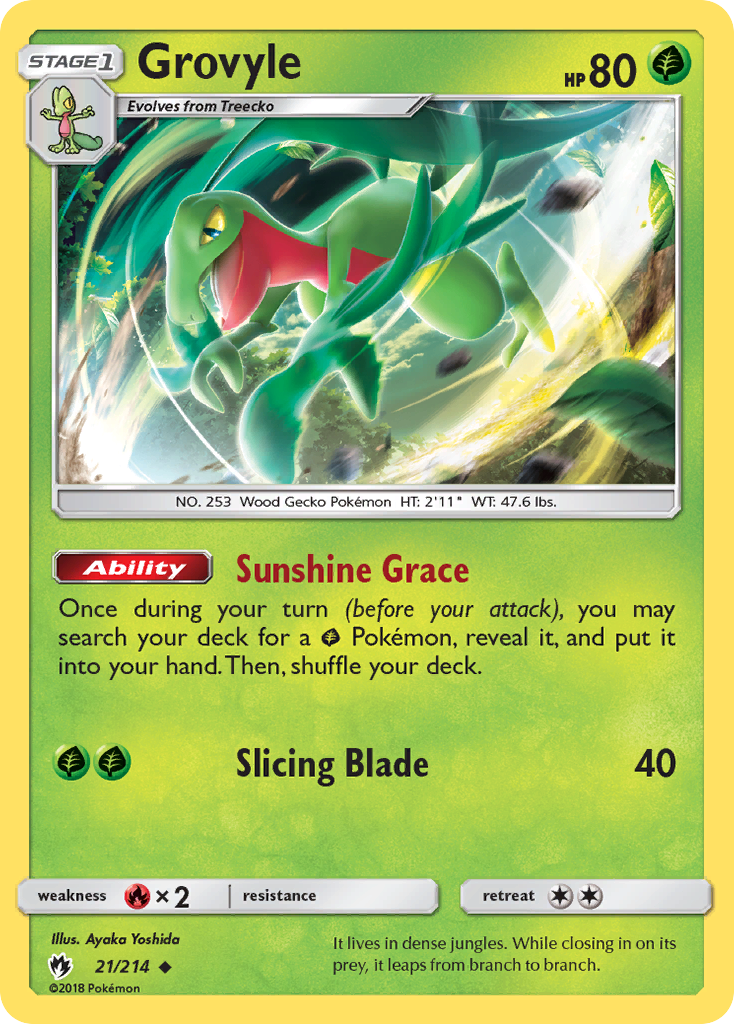 Grovyle (21/214) [Sol y Luna: Trueno perdido] 