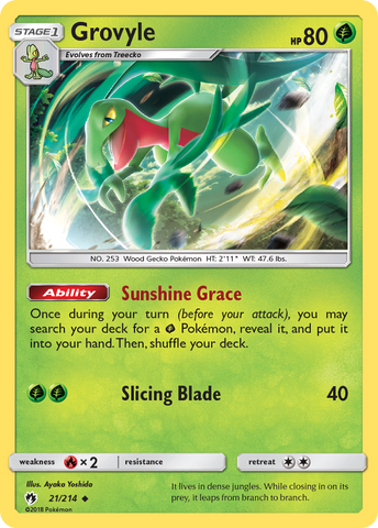 Grovyle (21/214) [Sol y Luna: Trueno perdido] 