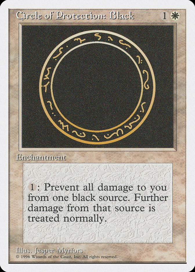 Círculo de protección: negro [Conjunto introductorio para dos jugadores] 