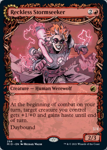 Buscatormentas imprudente // Slasher cargado de tormenta (Showcase Equinox) [Innistrad: Midnight Hunt] 
