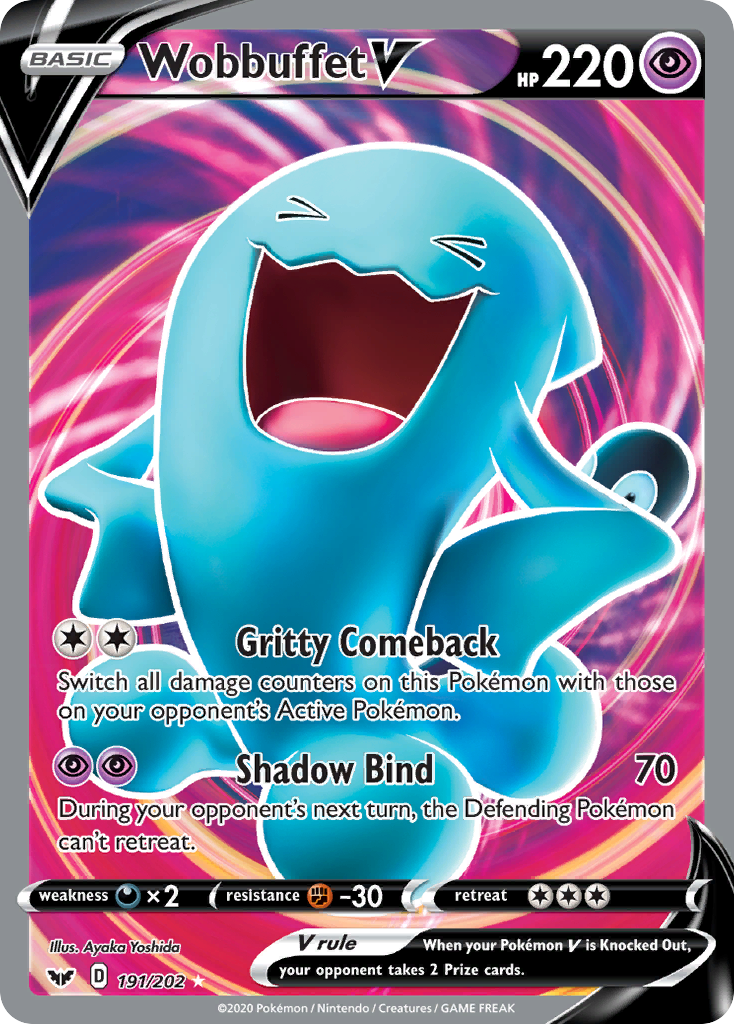 Wobbuffet V (191/202) [Espada y escudo: conjunto básico] 