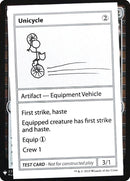 Monociclo [Tarjetas de prueba de juego Mystery Booster] 